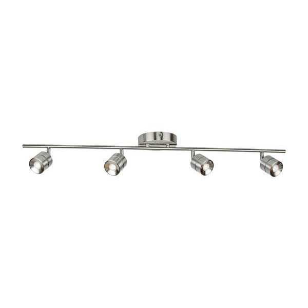 Core 4 Light LED Fixed Rail, Nickel
