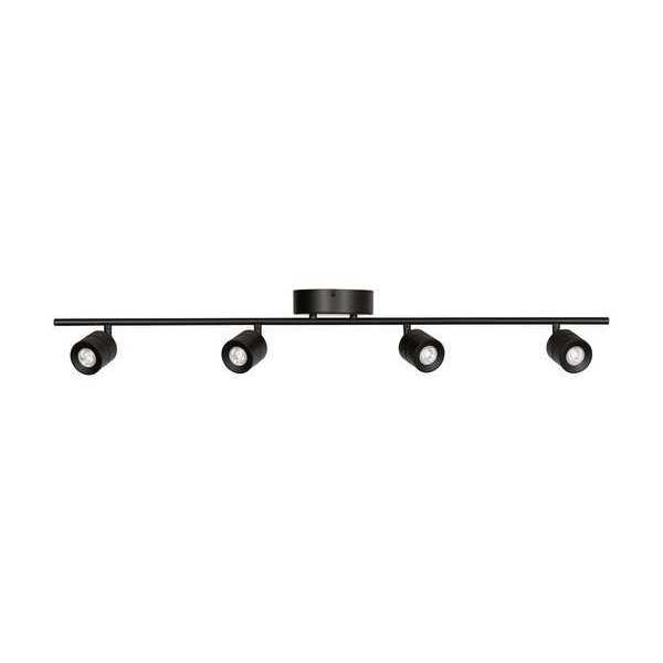 Core 4 Light LED Fixed Rail, Black