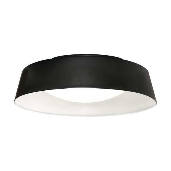 RndLEDMnt, 19.5in, 5000K, 4000lm, Blk/Wht