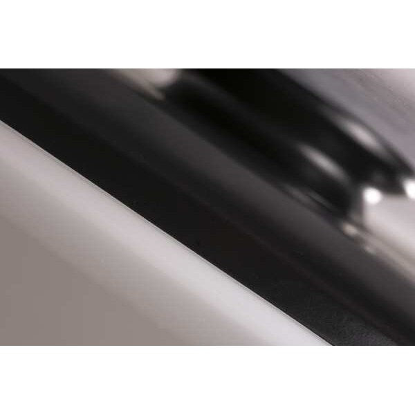RndLEDMnt, 19in, 4000K, 2900lm, Blk, Steel