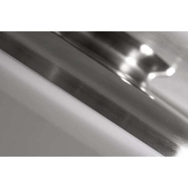 RndLEDMnt, 19in, 4000K, 2900lm, Slvr, Steel