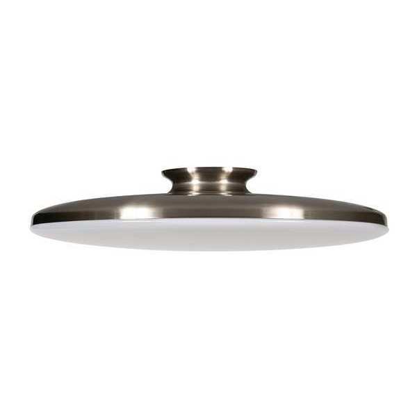 RndLEDMnt, 19in, 4000K, 2900lm, Slvr, Steel
