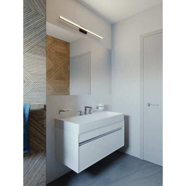 Barlow LED Vanity, Black, 24in