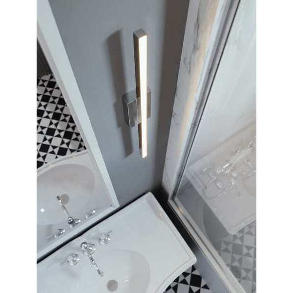 Barlow LED Vanity, Satin Nickel, 18in