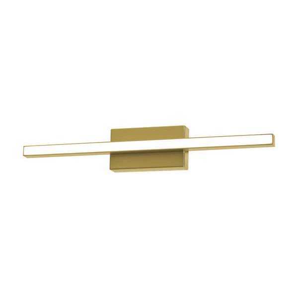 Barlow LED Vanity, Satin Brass, 18in