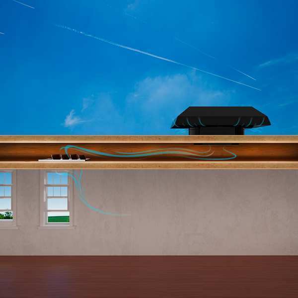 RM WHF-4.0DG1 Steel Roof Whole House Fan