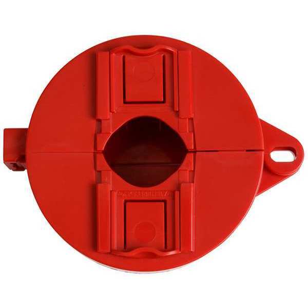 Ball Valve Lockout, 4 1/4 in W, Plastic