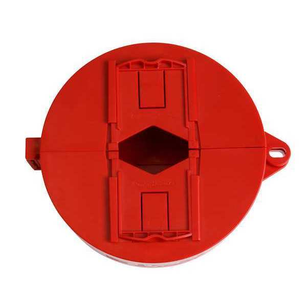 Ball Valve Lockout, 6 1/4 in W, Plastic