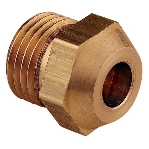 Air Gun Nozzle, Brass, 1/2 in