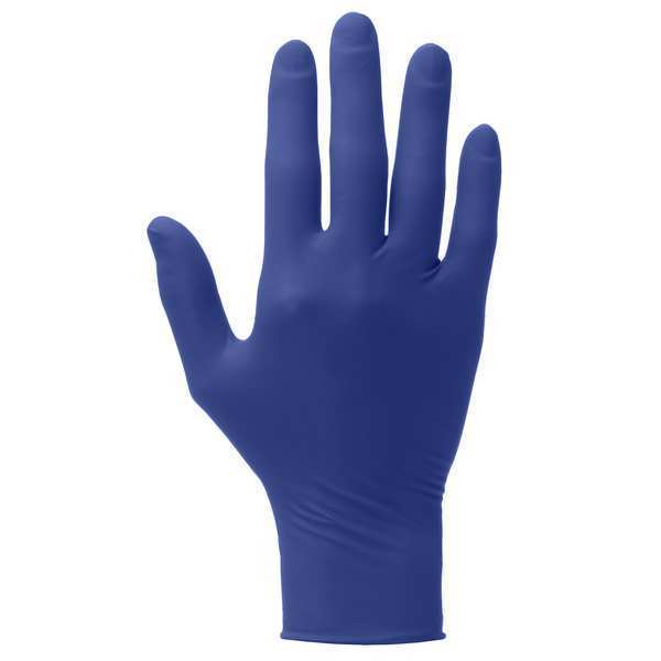 Disposable Gloves, Nitrile, Blue, L, 200 PK