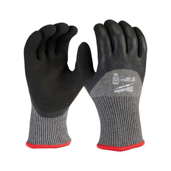 Level 5 Cut Resistant Latex Dipped Winter Insulated Gloves - X-Large (12 pair)