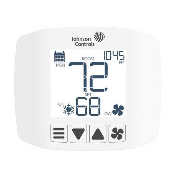 Thermostat, Push Button, 24 to 30V AC