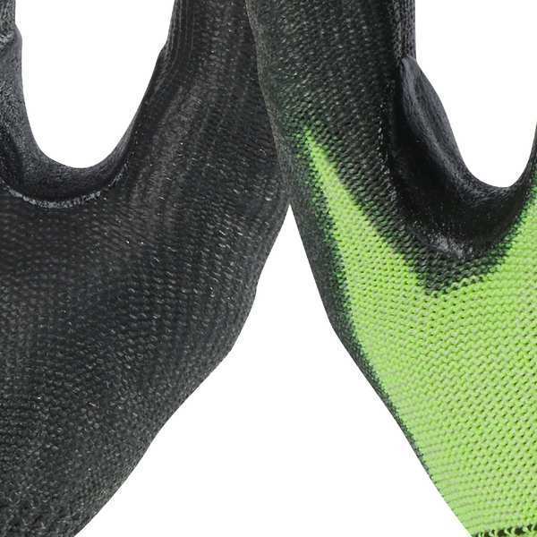 Level 5 Cut Resistant High Visibility Polyurethane Dipped Gloves - Small (12 pair)