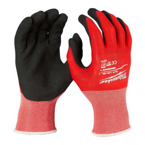 Level 1 Cut Resistant Nitrile Dipped Gloves - X-Large (12 pair)