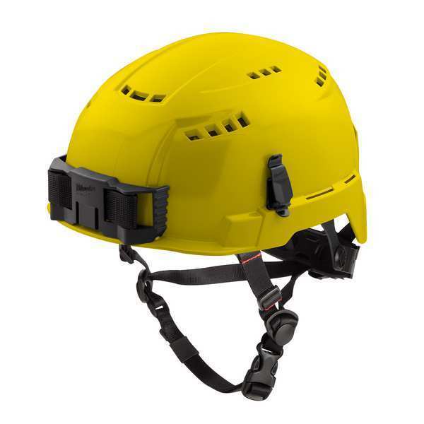 Climbing Yellow Vented Safety Helmet - Type 2, Class C, Type 2, Class C