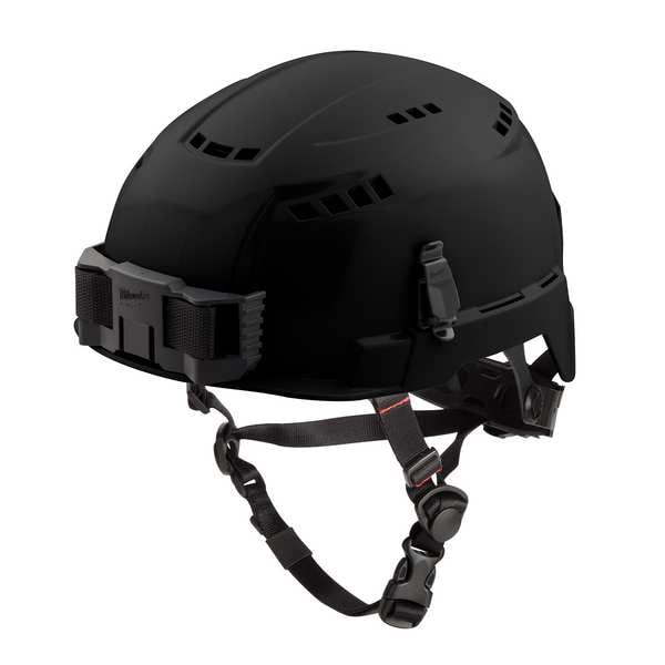 Climbing Black Vented Safety Helmet - Type 2, Class C, Type 2, Class C