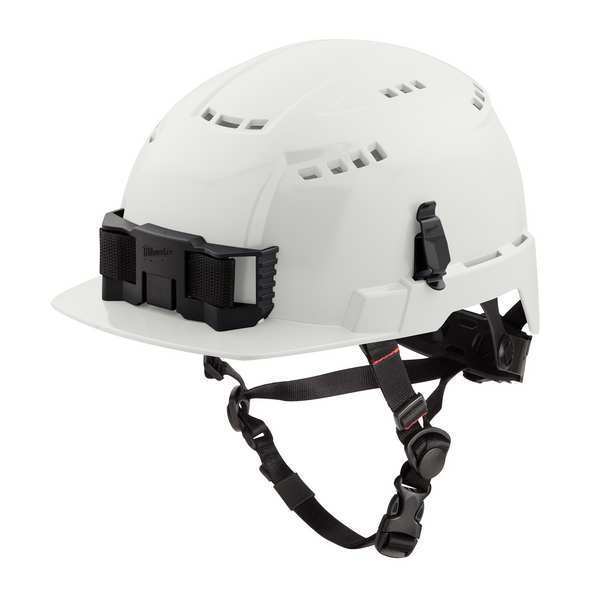 Front Brim White Front Brim Vented Safety Helmet - Type 2, Class C, Type 2, Class C