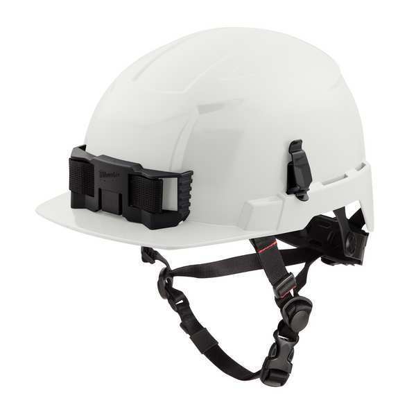Front Brim White Front Brim Safety Helmet - Type 2, Class E, Type 2, Class E