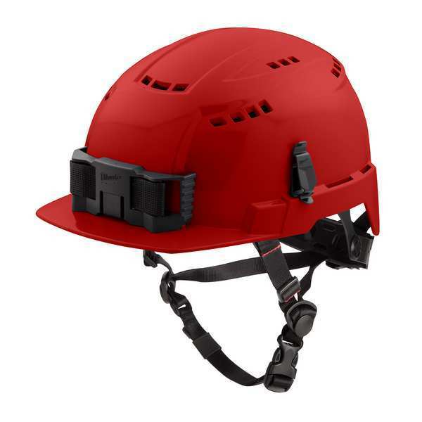 Front Brim Red Front Brim Vented Safety Helmet - Type 2, Class C, Type 2, Class C