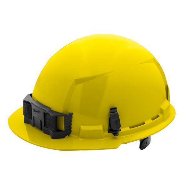 Front Brim Yellow Front Brim Hard Hat w/6pt Ratcheting Suspension - Type 1, Class E