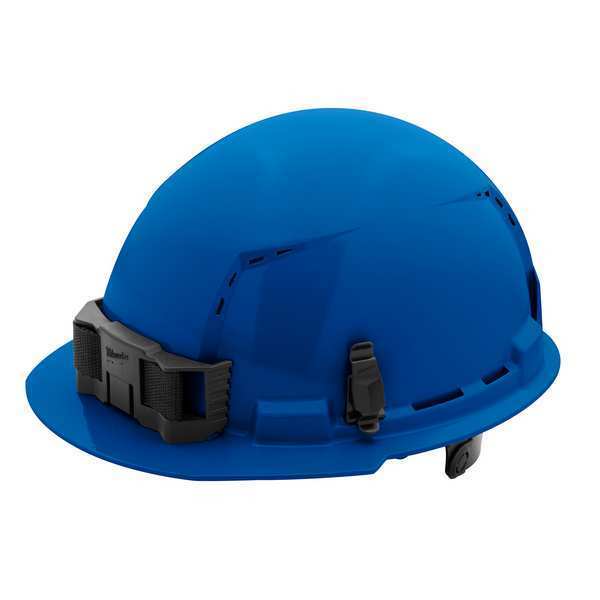 Front Brim Blue Front Brim Vented Hard Hat w/6pt Ratcheting Suspension - Type 1, Class C
