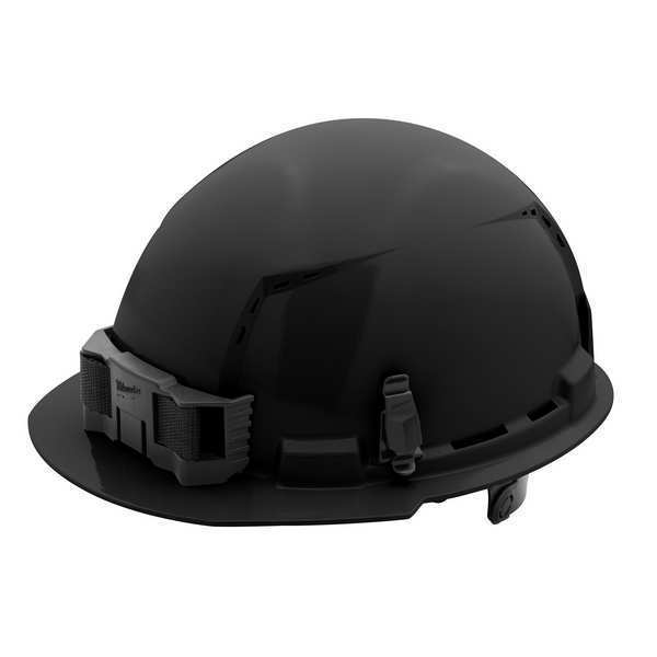 Front Brim Black Front Brim Vented Hard Hat w/6pt Ratcheting Suspension - Type 1, Class C