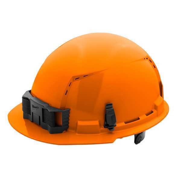 Front Brim Orange Front Brim Vented Hard Hat w/6pt Ratcheting Suspension - Type 1, Class C