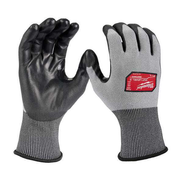 Level 3 Cut Resistant High Dexterity Polyurethane Dipped Gloves - Medium (12 pair)