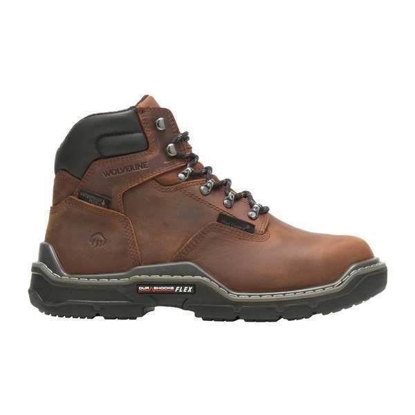 6-Inch Work Boot, XW, 8, Brown, PR