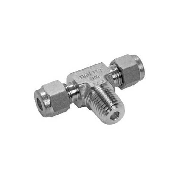 Male Branch Tee, Stainless Steel