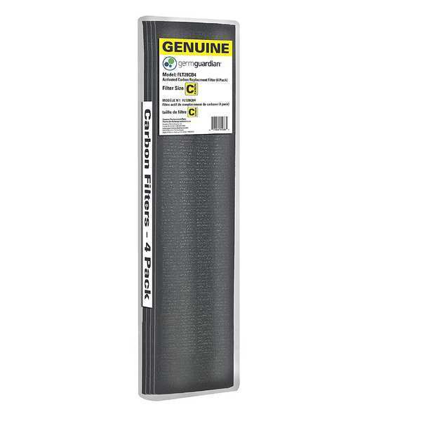 Replacement Filter, Carbon, Black, PK4