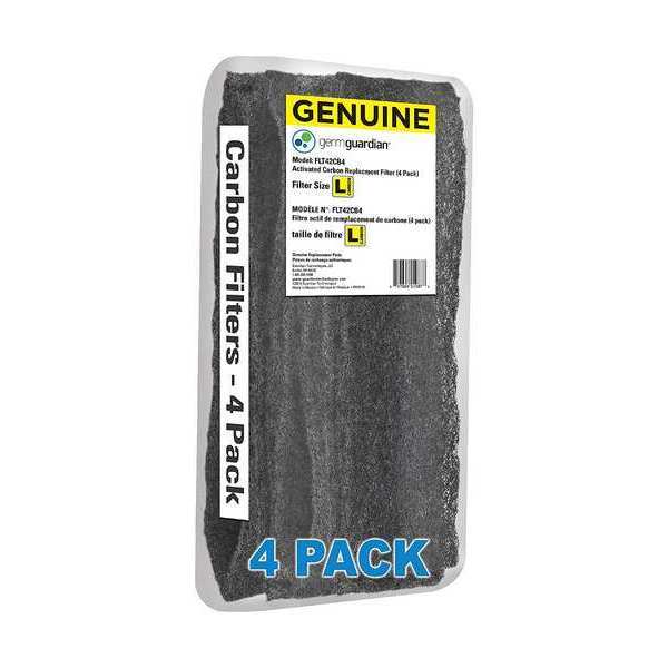 Replacement Filter, Carbon, Black, PK4
