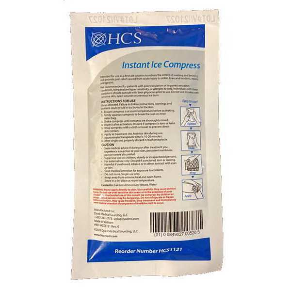 Cold Pack Instant, Plastic Cover