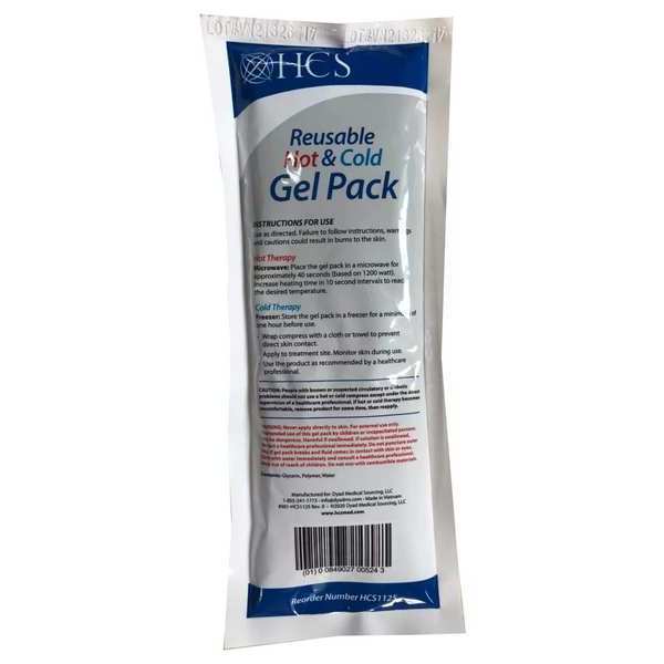 Gel Pack , Nylon/Poly Cover, Hot/Cold