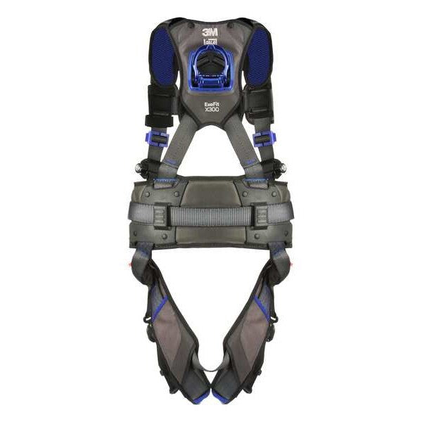 Harness, Vest Style, S, Polyester, Gray