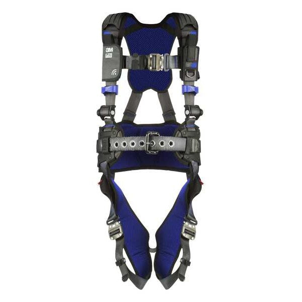 Harness, Vest Style, S, Polyester, Gray