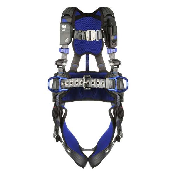 Harness, Vest Style, 2XL, Polyester, Gray