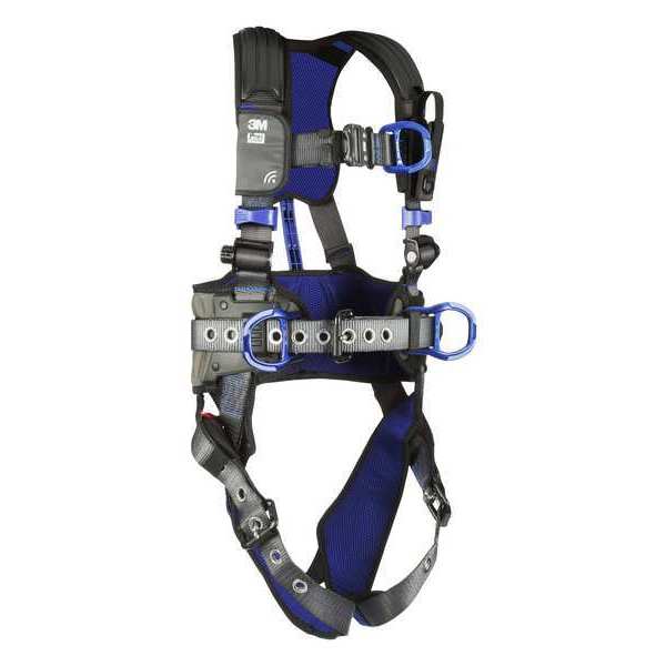 Harness, Vest Style, S, Polyester, Gray