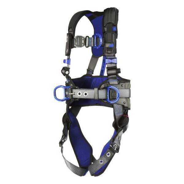 Harness, Vest Style, M, Polyester, Gray