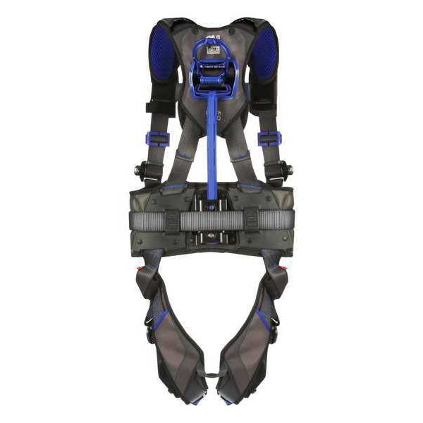 Harness, Vest Style, M, Polyester, Gray