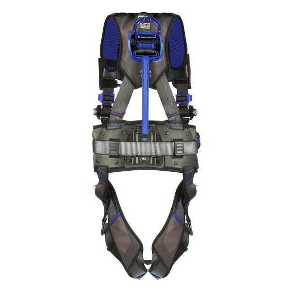 Harness, Vest Style, M, Polyester, Gray