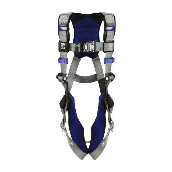 Harness, Vest Style, XL, Polyester, Gray