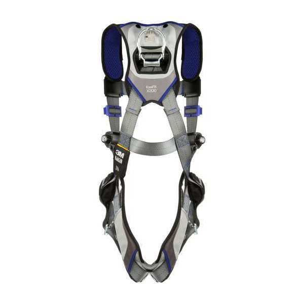 Harness, Vest Style, M, Polyester, Gray