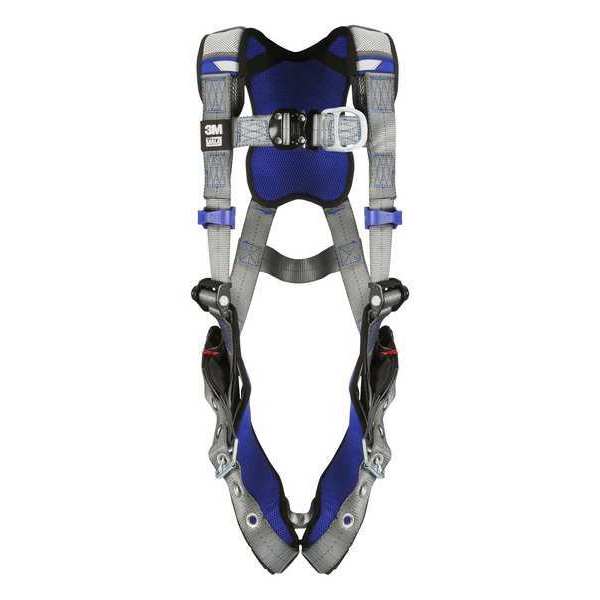 Harness, Vest Style, 2XL, Polyester, Gray