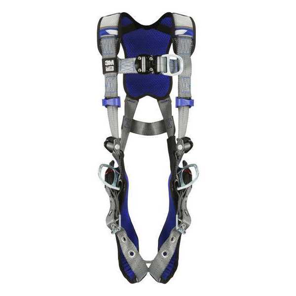 Harness, Vest Style, L, Polyester, Gray