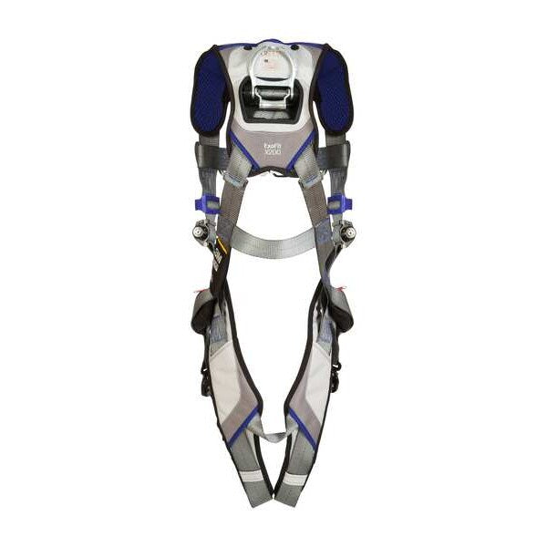 Harness, Vest Style, L, Polyester, Gray