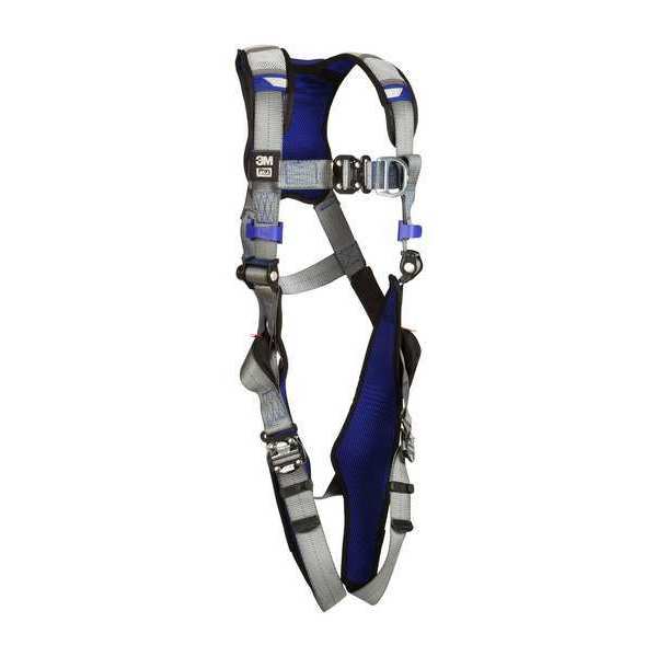 Harness, Vest Style, M, Polyester, Gray