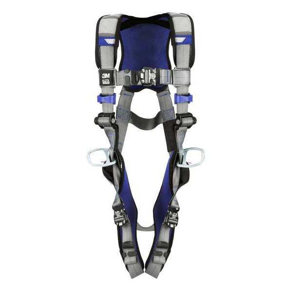 Harness, Vest Style, S, Polyester, Gray