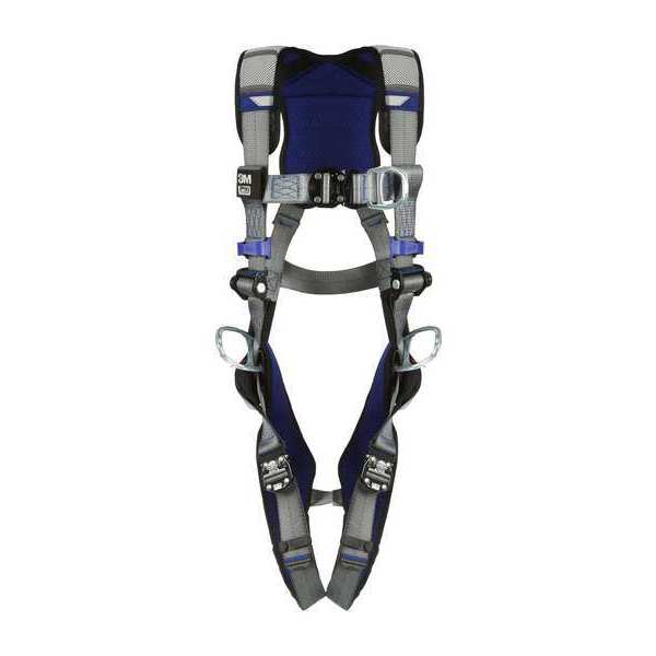 Harness, Vest Style, S, Polyester, Gray