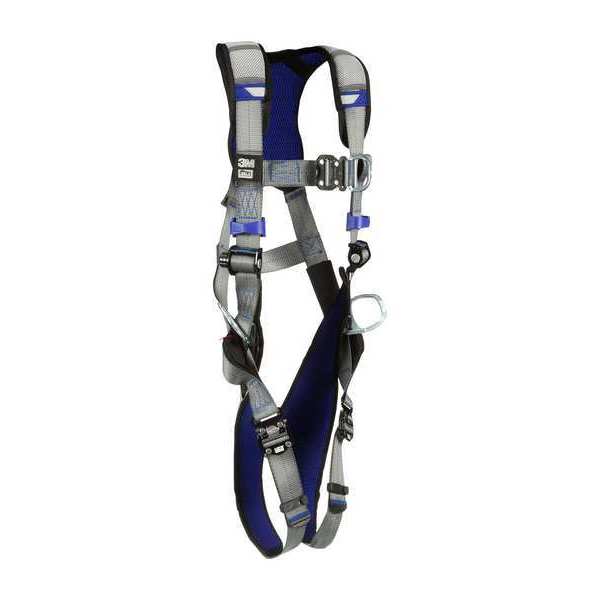 Harness, Vest Style, S, Polyester, Gray